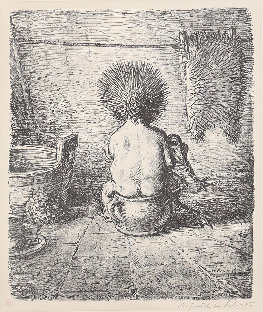 Andreas Paul Weber* (Arnstadt 1893 - 1980 Schretstaken) (1 of 2)