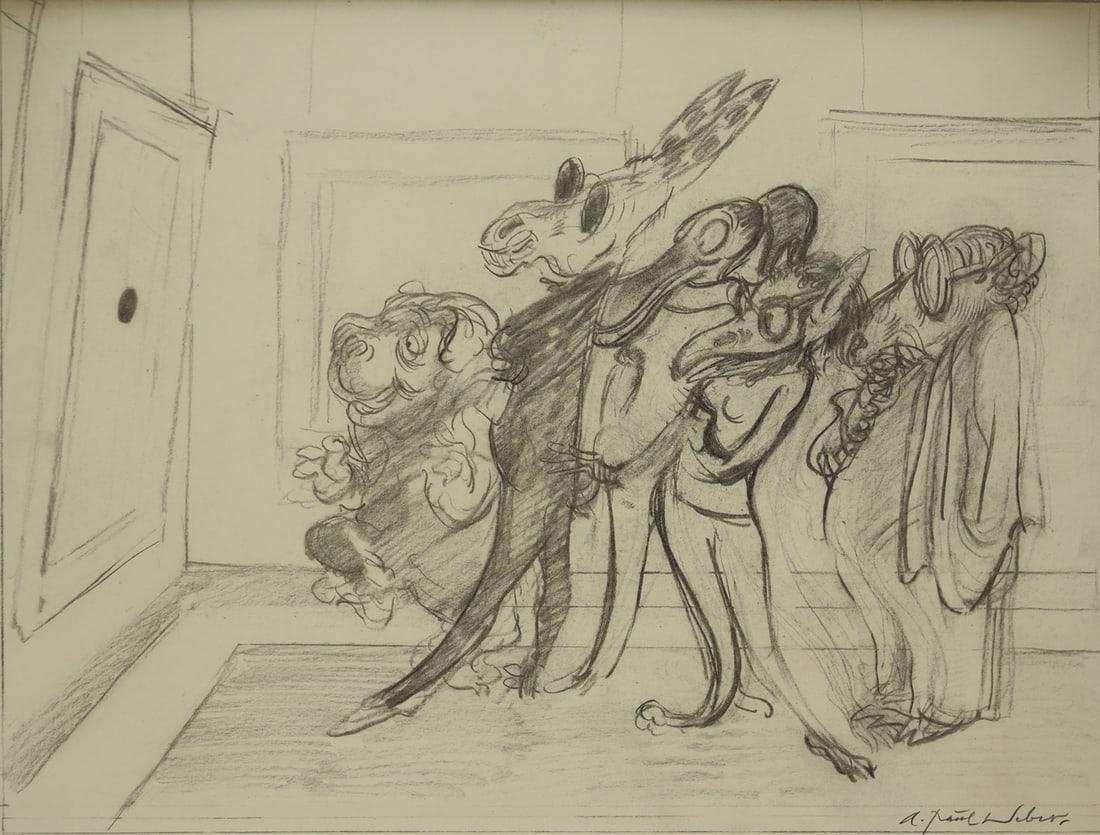 Andreas Paul Weber* (Arnstadt 1893 - 1980 Schretstaken) (1 of 2)