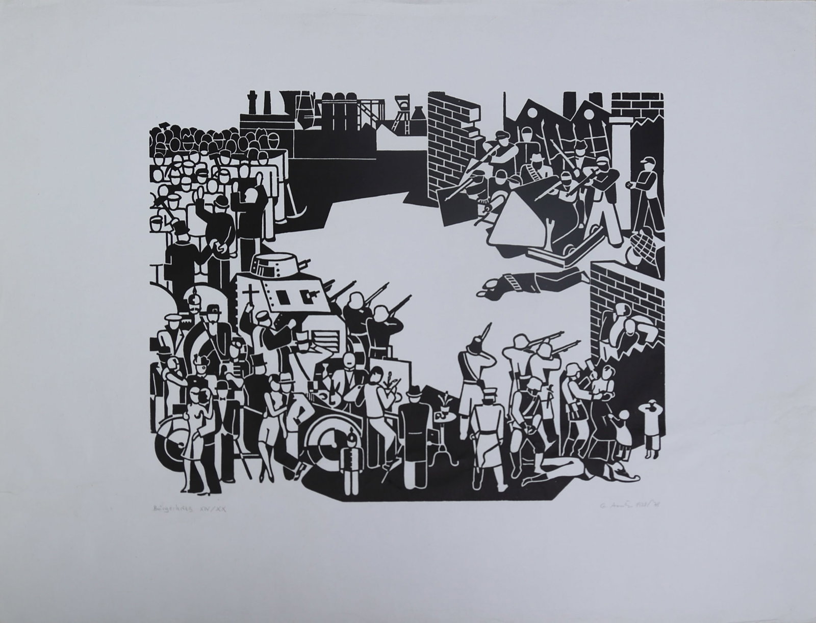 Gerd Arntz* (Remscheid 1900 - 1988 Den Haag) (1 of 1)