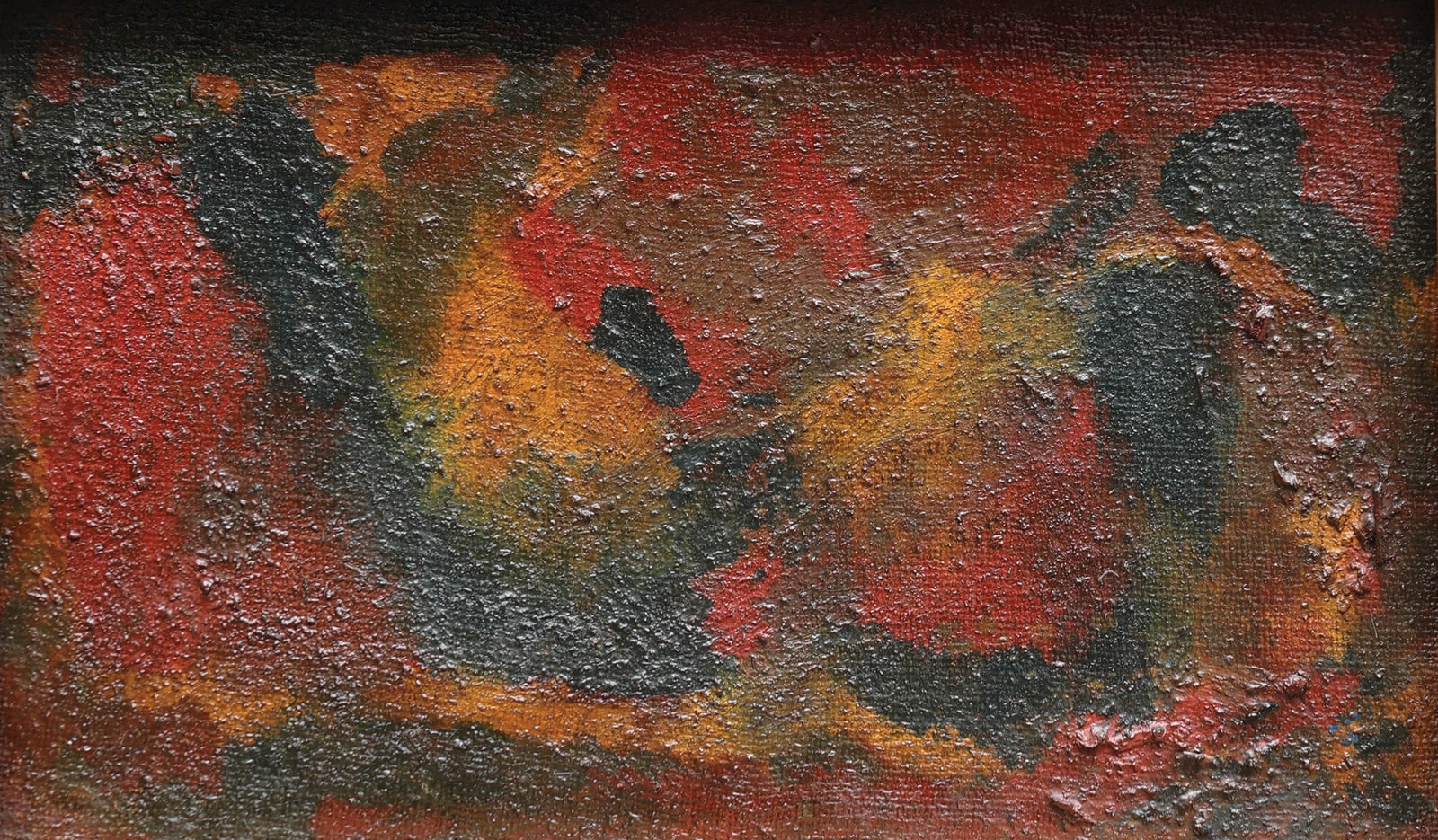 Thomas Heinz Fischer* (born 1956 in Salzburg): Thomas Heinz Fischer* (born 1956 in Salzburg) Abstraction, 1982 oil/canvas 31 x 51 cm verso signed and dated Fischer 82 SCHÄTZPREIS / ESTIMATE € 200 - 400 ST