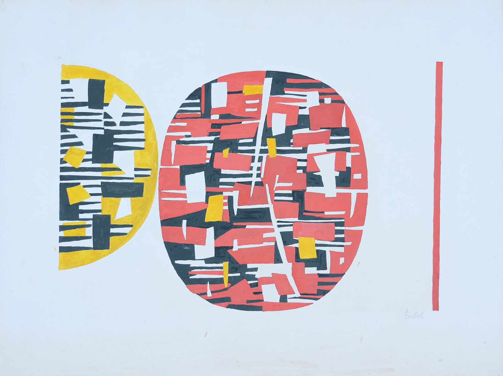 Gottfried Goebel* (Vienna 1906 - 1975 Paris ) (1 of 2)