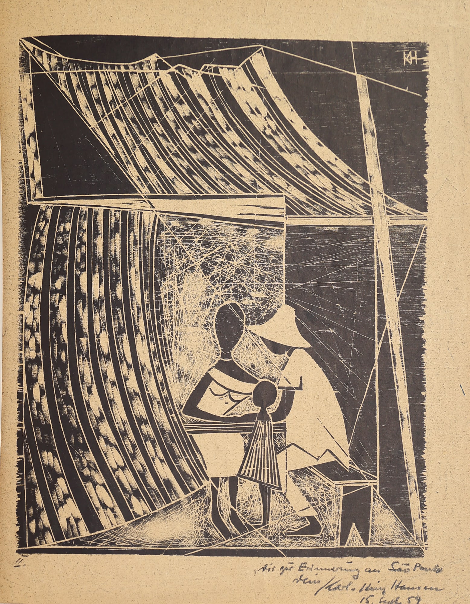 Karl Heinz Hansen-Bahia* (Hamburg 1915 - 1978 São Paulo) (1 of 3)