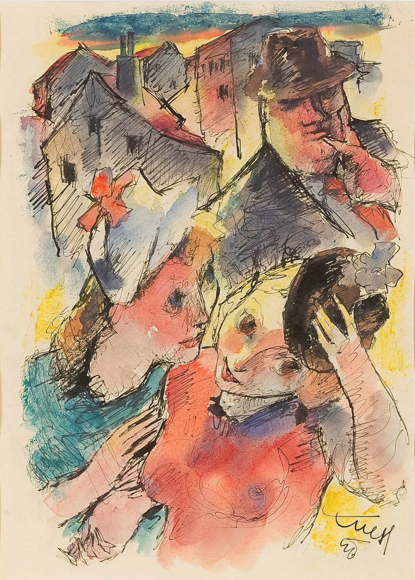 Hans Knesl* (Bad Pirawarth 1905 - 1971 Vienna) (1 of 3)