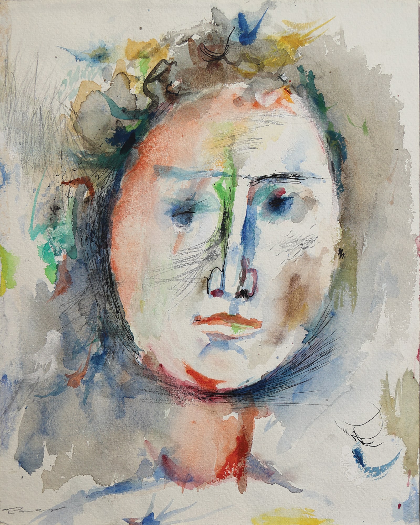 Ernst Paar* (Graz 1906 - 1986 Vienna): Ernst Paar* (Graz 1906 - 1986 Vienna) Portrait mixed media/paper 28,5 x 23 cm signed Paar SCHÄTZPREIS / ESTIMATE °€ 150 - 300 STARTPREIS / STARTING PRICE °€ 150 The