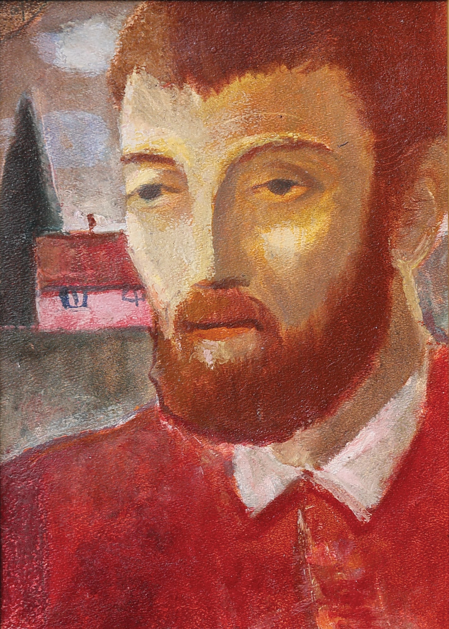 Georg Jung* (Salzburg 1899 - 1957 Vienna): Georg Jung* (Salzburg 1899 - 1957 Vienna) Man with beard, around 1930 oil/cardboard 31 x 22 cm verso inscribed Werkverzeichnis Nr. 7, Dr. T. Fischer SCHÄTZPREIS / ESTI