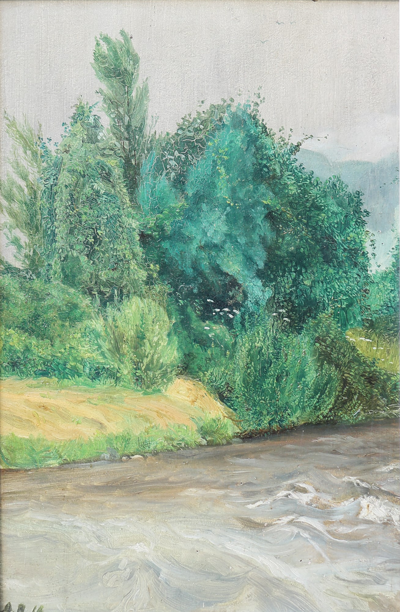 Monogrammist (Biographical data unknown): Monogrammist (Biographical data unknown) Rest, 1916 oil/cardboard 42,5 x 28 cm monogrammed A.R., dated 16 SCHÄTZPREIS / ESTIMATE € 200 - 400 STARTPREIS / STA