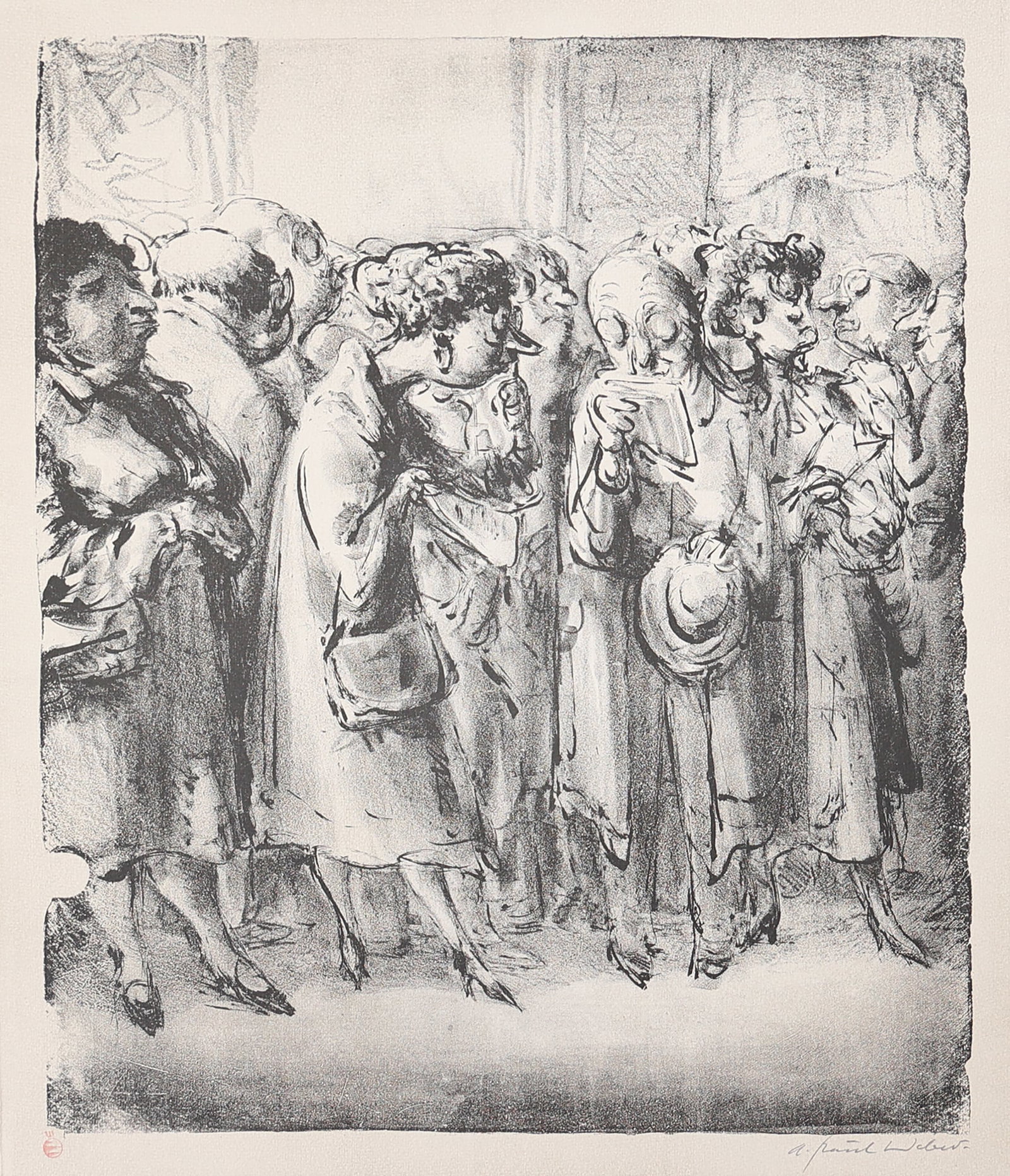 Andreas Paul Weber* (Arnstadt 1893 - 1980 Schretstaken) (1 of 2)
