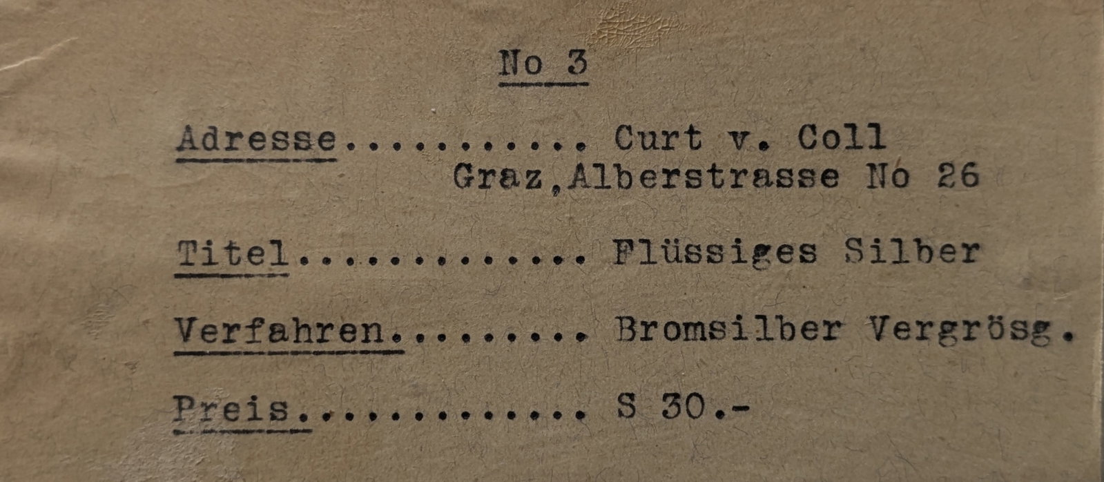 Kurt Coll (Biographical data unknown) - 3