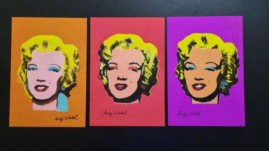 Collection Marilyn Monroeâ´s Watercolors Andy Warhol (1928 1987)