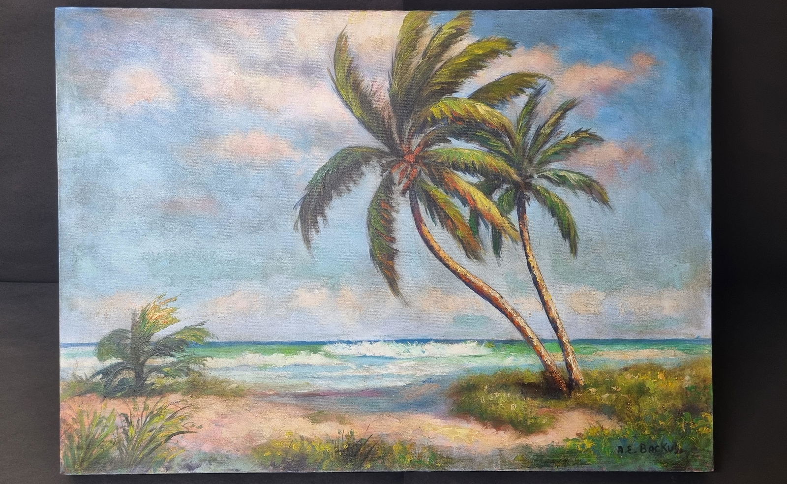 ALBERT BACKUS - Oil Painting (1920 - 1990) (1 of 6)