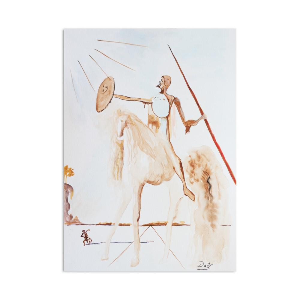 SALVADOR DALI - FINE WATERCOLOR WITH SEALS AND SIGN (1 of 2)