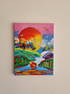 PETER MAX - ACRYLIC PAINTING ON CANVAS - BETTER WORLD -"IN THE STYLE OF"