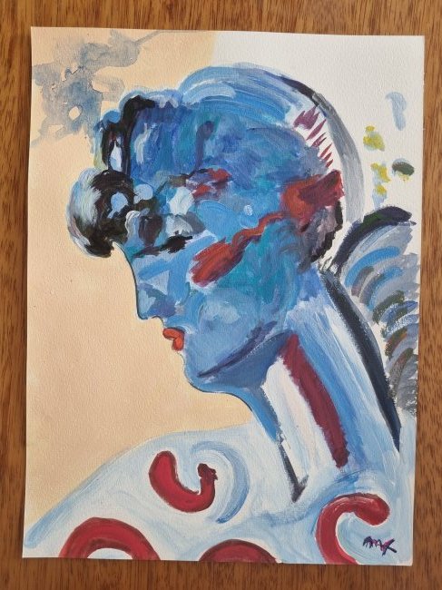 PETER MAX- FINE WATERCOLOR: Description: Peter Max Watercolor on paperPeter Max (born Peter Max Finkelstein, October 19, 1937) is a German-American artist known for using bright colors in his work. Works by Max are associated wi