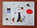 JOAN MIRO - FINE WATERCOLOR WITH SEALS AND SIGN - "IN THE STYLE OF THE ARTIST"