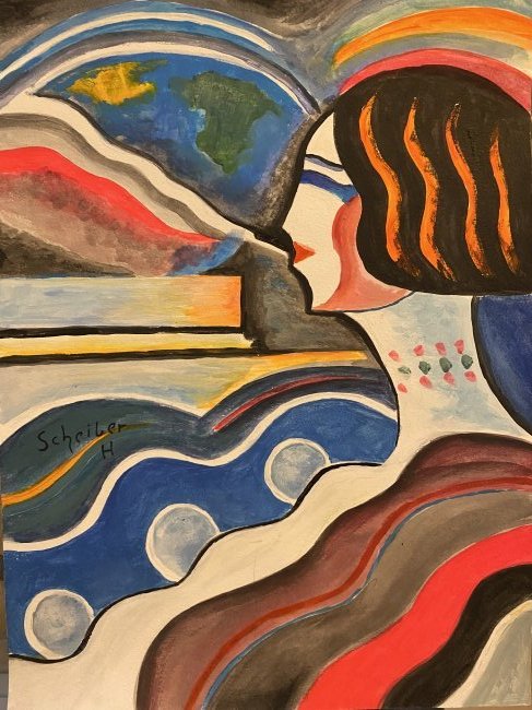 SCHEIBER, Hugo (1873-1950) Watercolor on Paper - In the style of: Description:Hugo Scheiber (born 29 September 1873 in Budapest â€“ died there 7 March 1950) was a Hungarian modernist painterMeasurements 40 x 30 cm.Note:All pieces in this catalog are sold in the