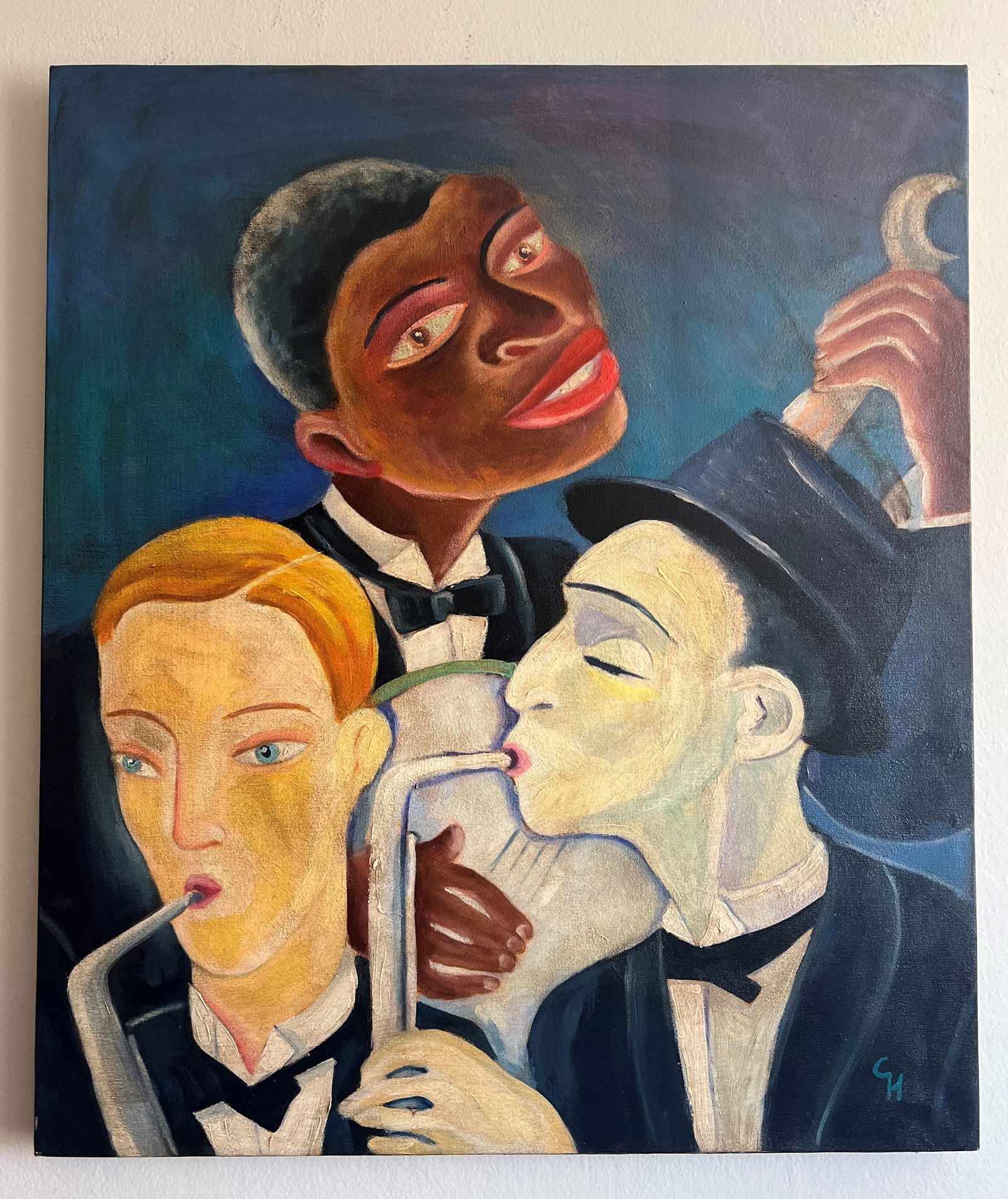 CARRY HAUSER - Austrian painting - (1895 - 1985) - IN THE STYLE OF (1 of 8)