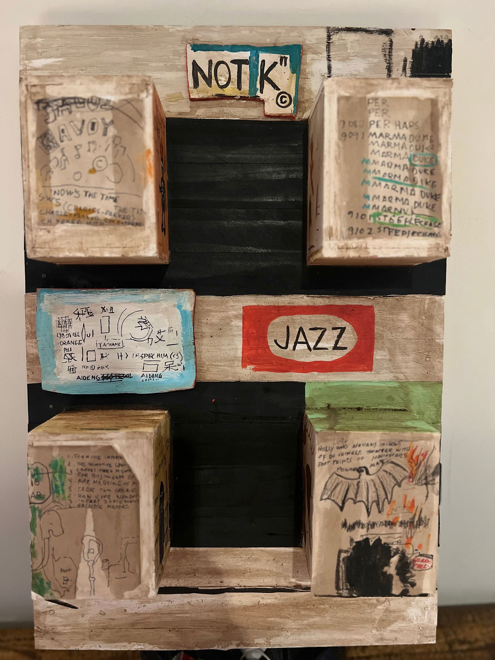 JEAN MICHAEL BASQUIAT - JAZZ II - IN THE STYLE OF (1 of 18)