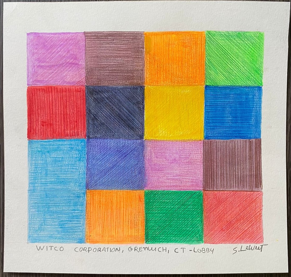 Sol LeWitt - DRAWING ON PAPER - In the style of (1 of 1)