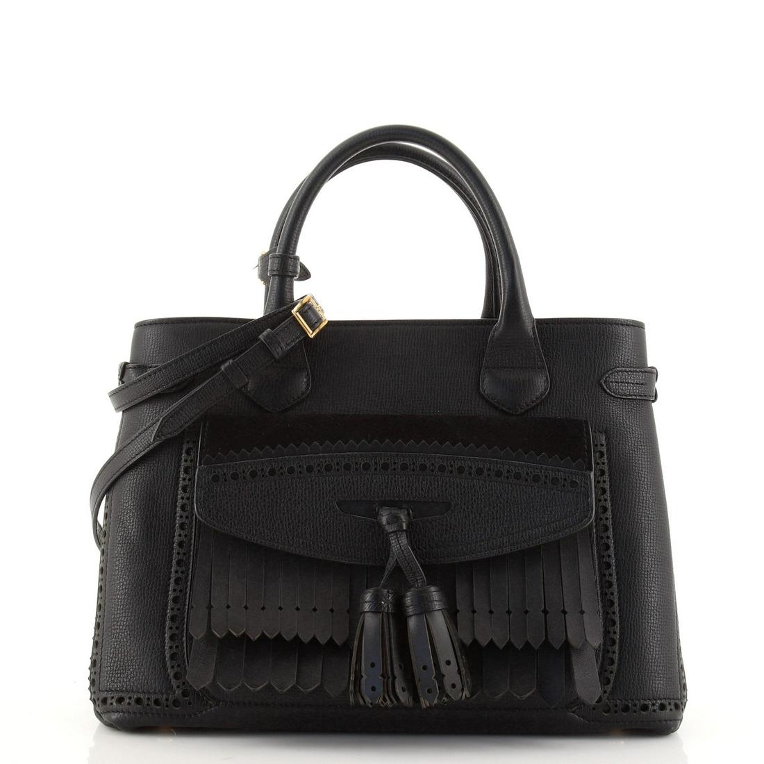 Burberry Brogues Tassel Banner Tote Leather Medium (1 of 7)