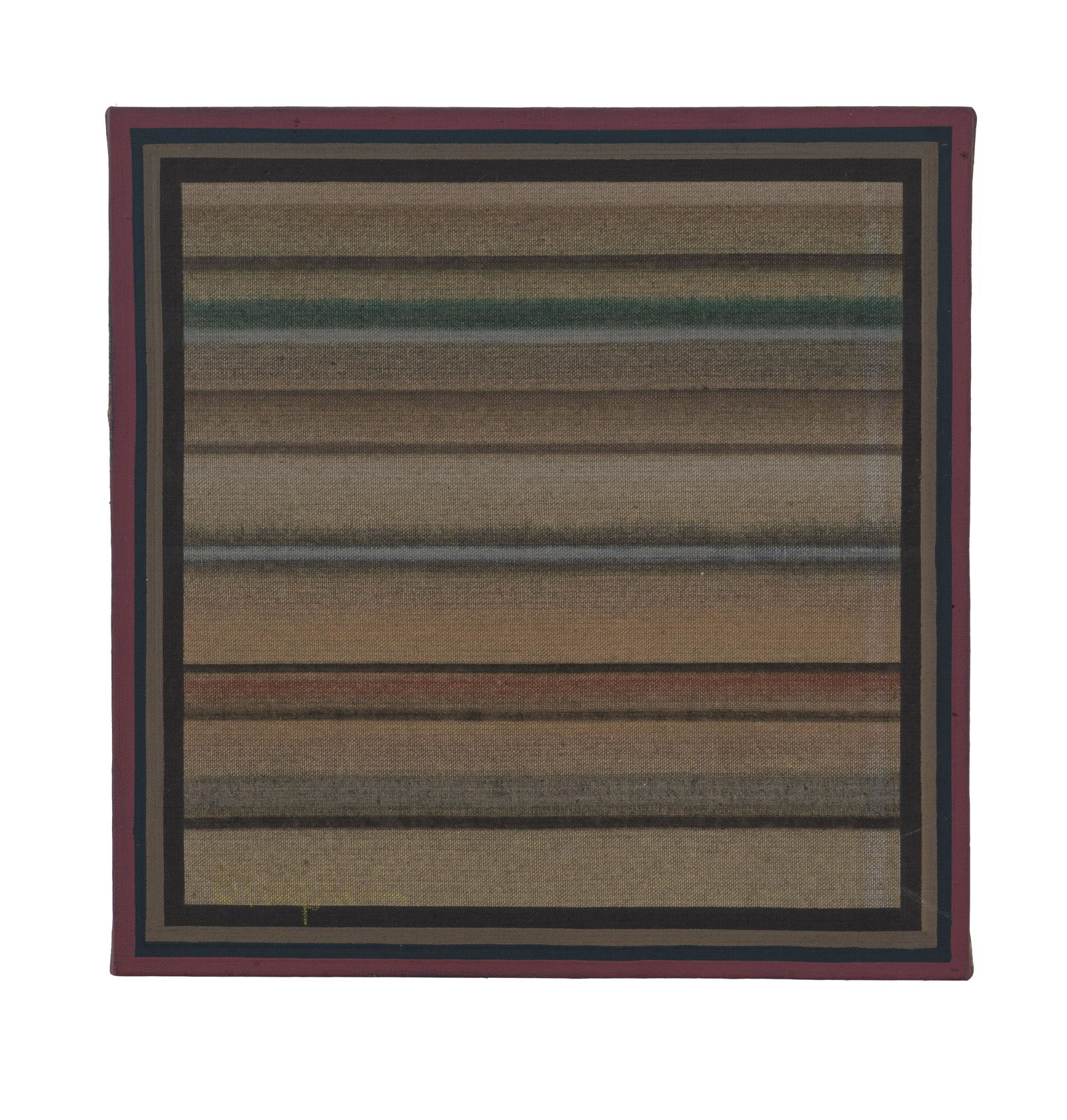 CARLOS ROJAS (1933-1997, Colombia ) Sin Titulo, sf.: Acrilico sobre lienzo Medidas: 33.5 x 33.5 cm