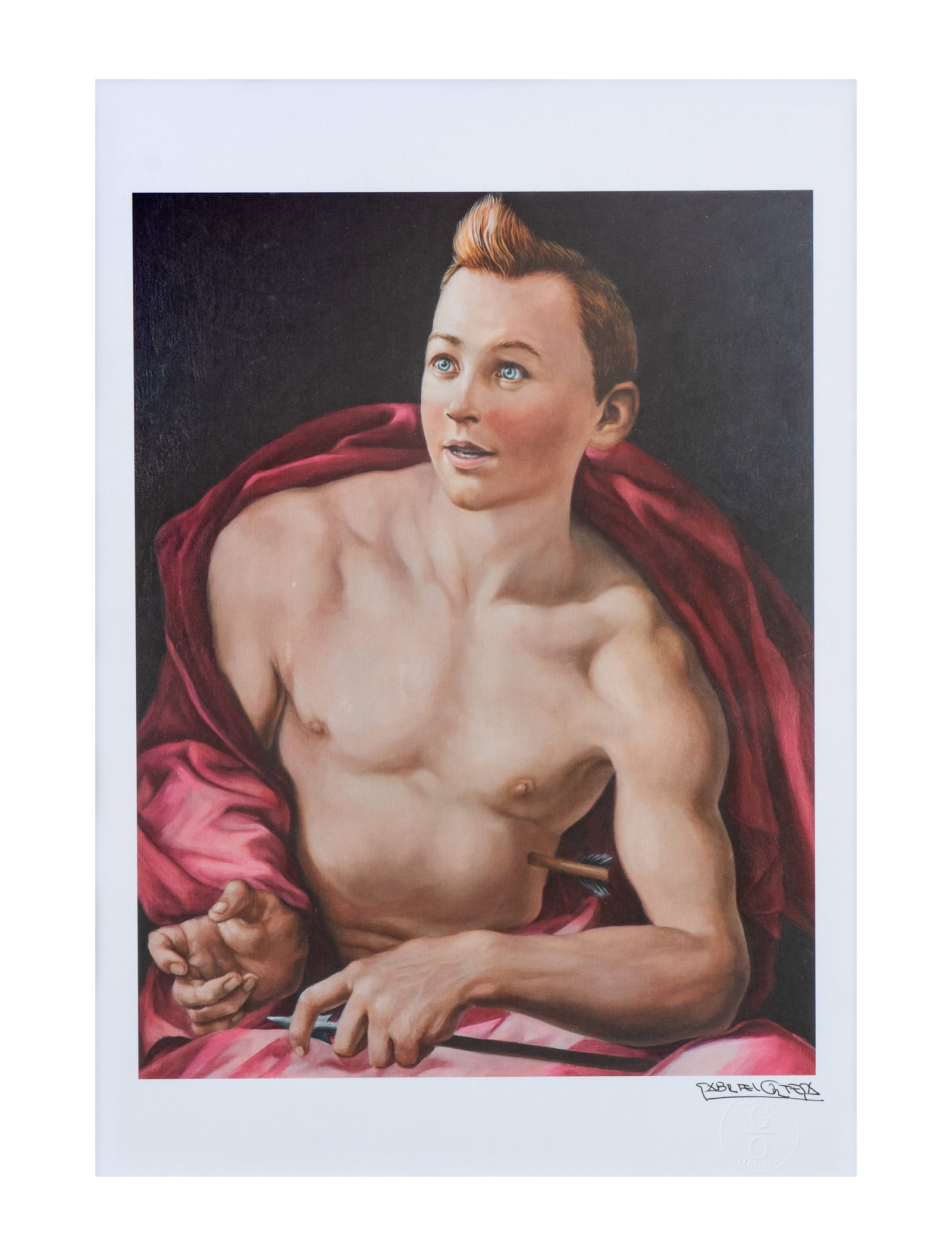GABRIEL ORTEGA (1969, Colombia): San Sebastin, sf.Litografia sobre papelMedidas: 47 x 33 cmEdicion Abierta