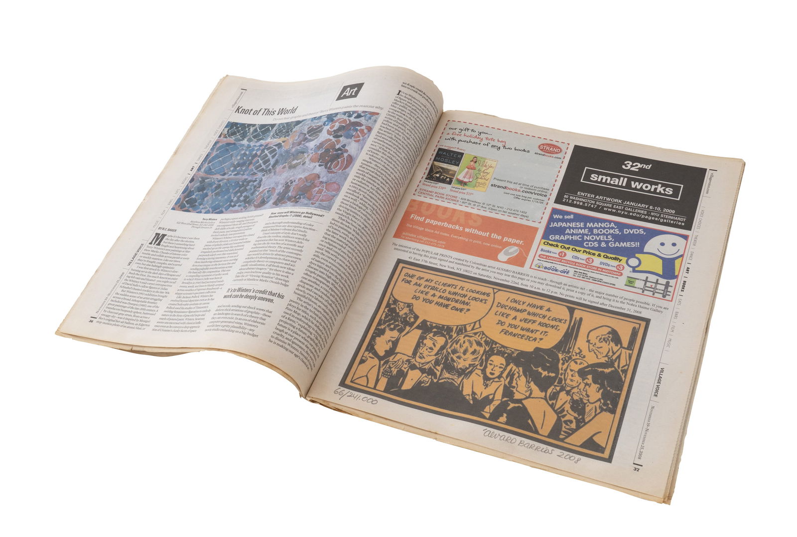 ALVARO BARRIOS (1945, Colombia): Sin Titulo, 2008Impresion offset sobre papelMedidas: 30.5 x 26 cmEdicion 66 /241.000