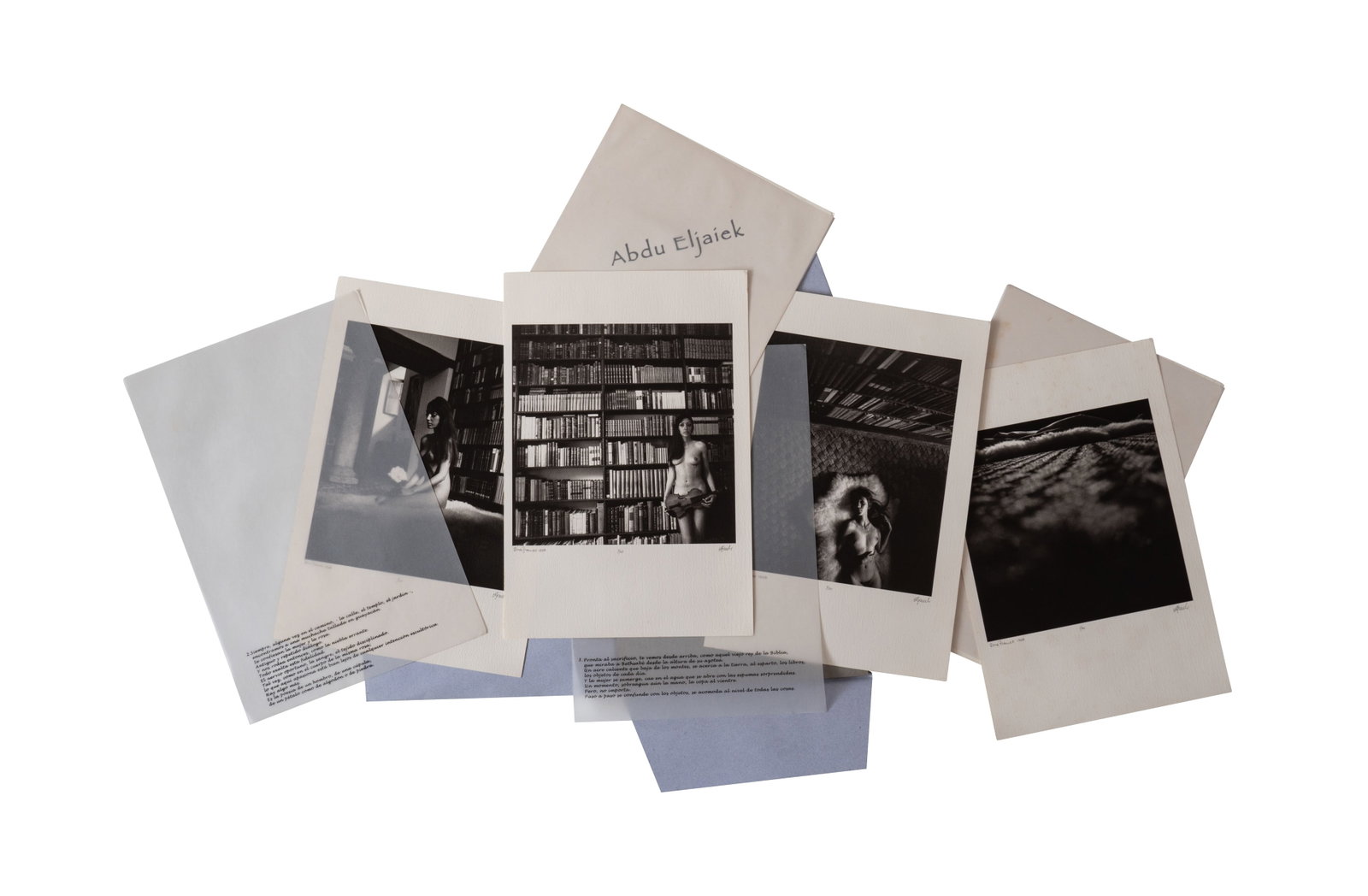 ABDU ELIJAIEK (1933, Colombia): Sin Titulo (Carpeta de fotografias), 1968FotografiaMedidas: 46.5 x 31.5 cm Edicion 1/20