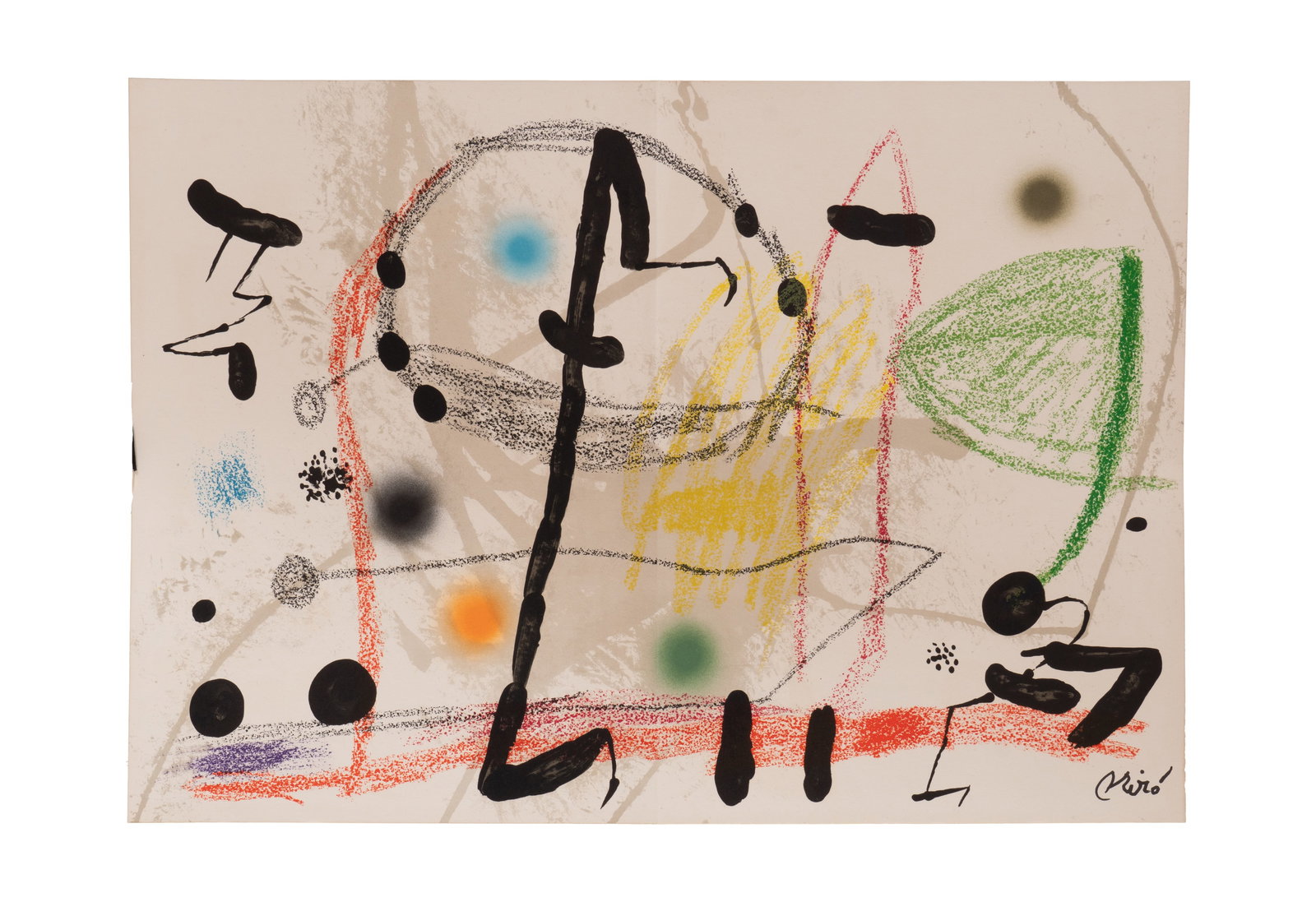 JOAN MIRO (1893-1983) Maravillas con variaciones acrosticas 13, 1975 (1 of 1)
