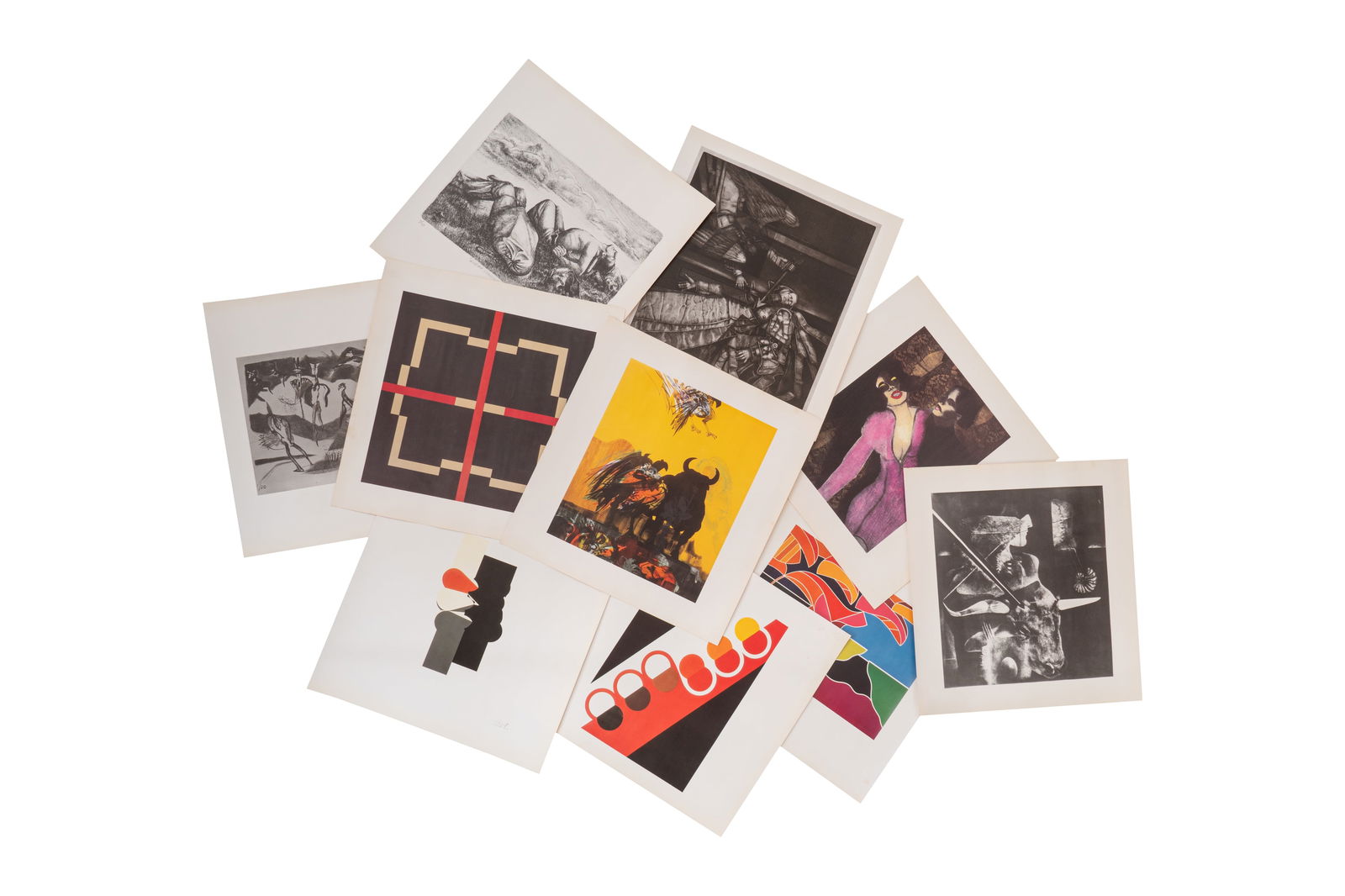 Coleccion de 10 reproducciones litograficas, S.XX (1 of 1)