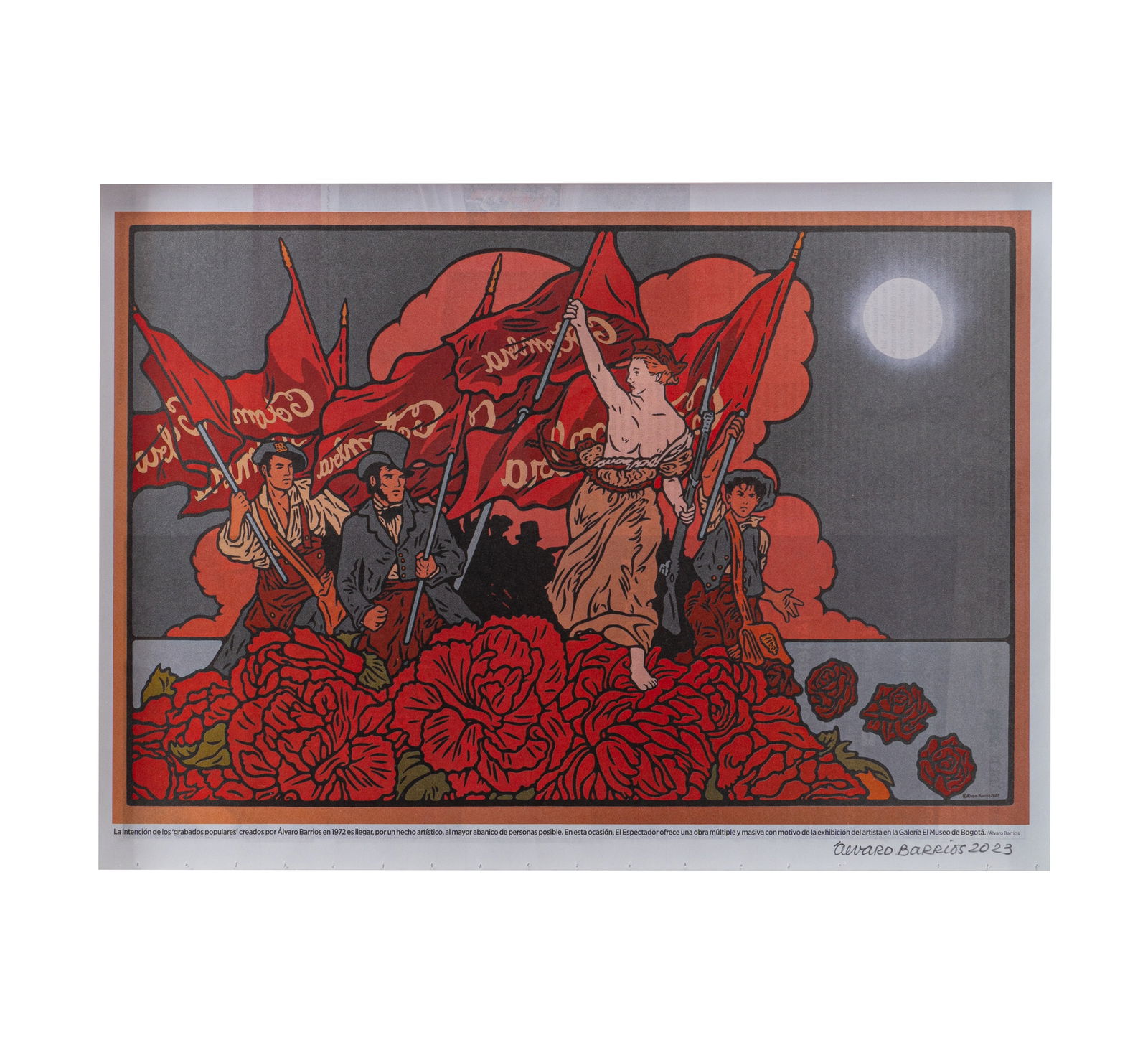 ALVARO BARRIOS (1945, Colombia): Sin Titulo, 2023Impresion sobre papelMedidas: 28 x 39 cmEdicion Abierta