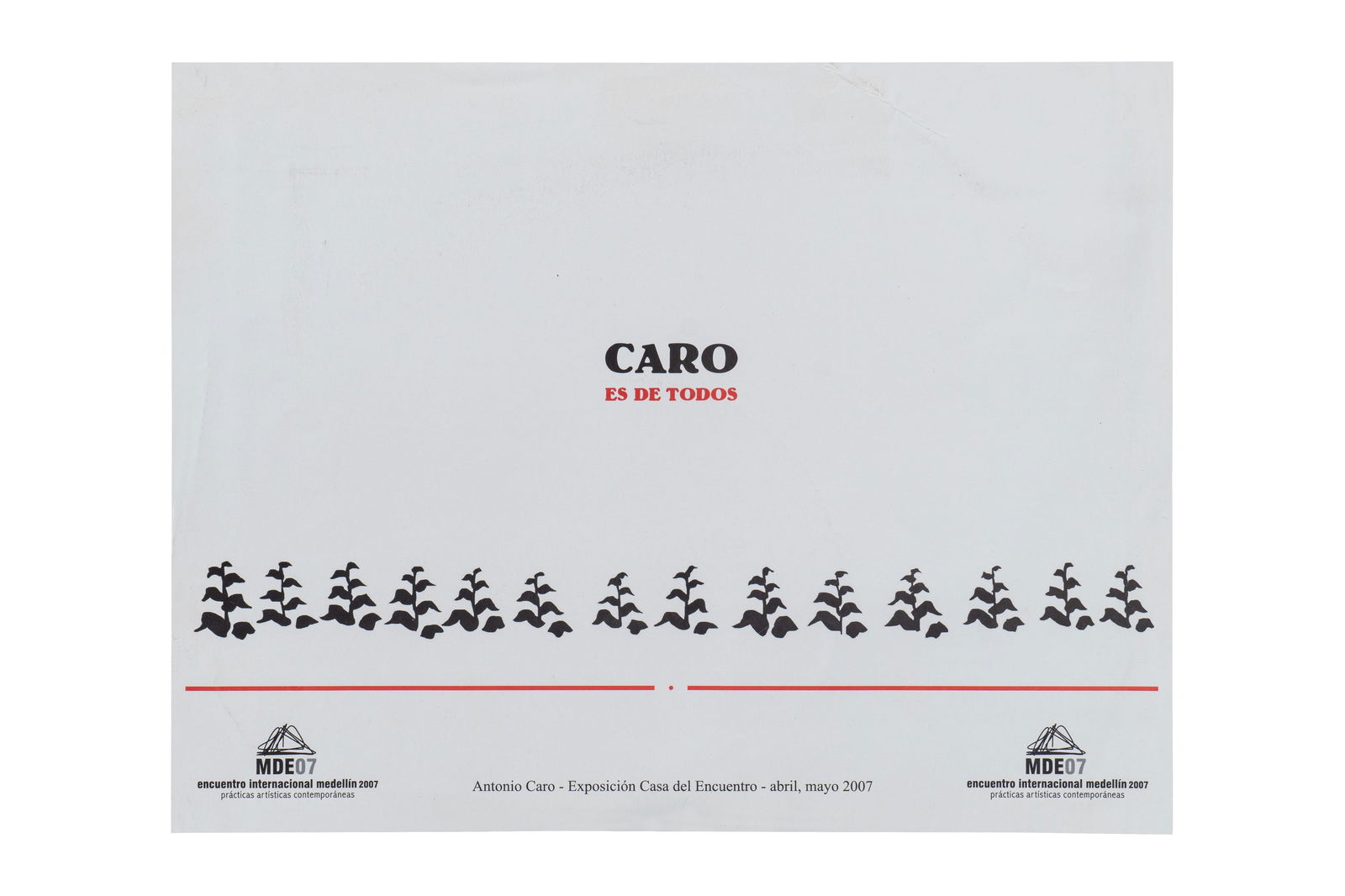 ANTONIO CARO (1950-2021, Colombia): Caro es de todos, 2007Impresion sobre papelMedidas: 28 x 21.5 cmEdicion Abierta