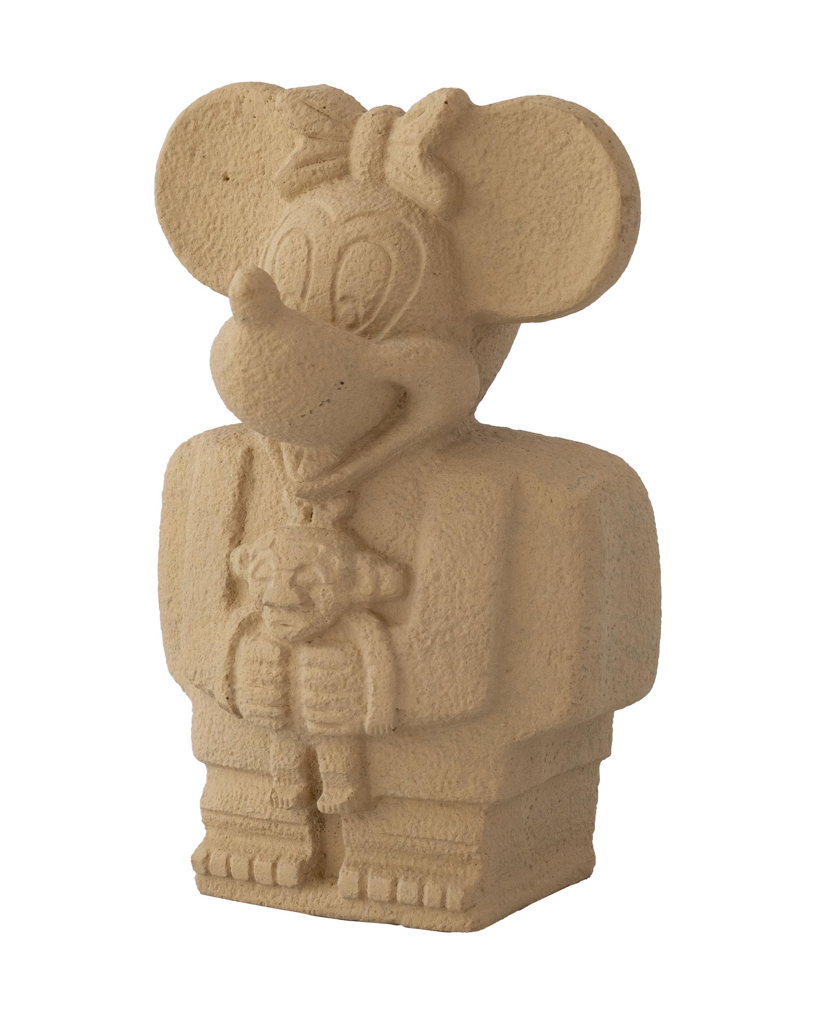 NADIN OSPINA (1960, Colombia): Idolo con muneca (Minnie), 2002Resina de poliesterMedidas:16 x 10 x 8.5 cm Edicion 31/100