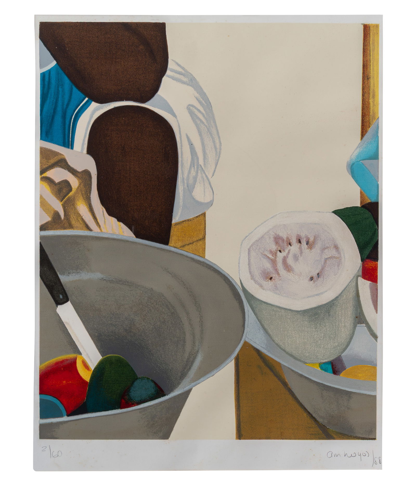 ANA MERCEDES HOYOS (1942, Colombia - 2014, Colombia) Sin Titulo, 1988 Serigrafia sobre papel (1 of 1)