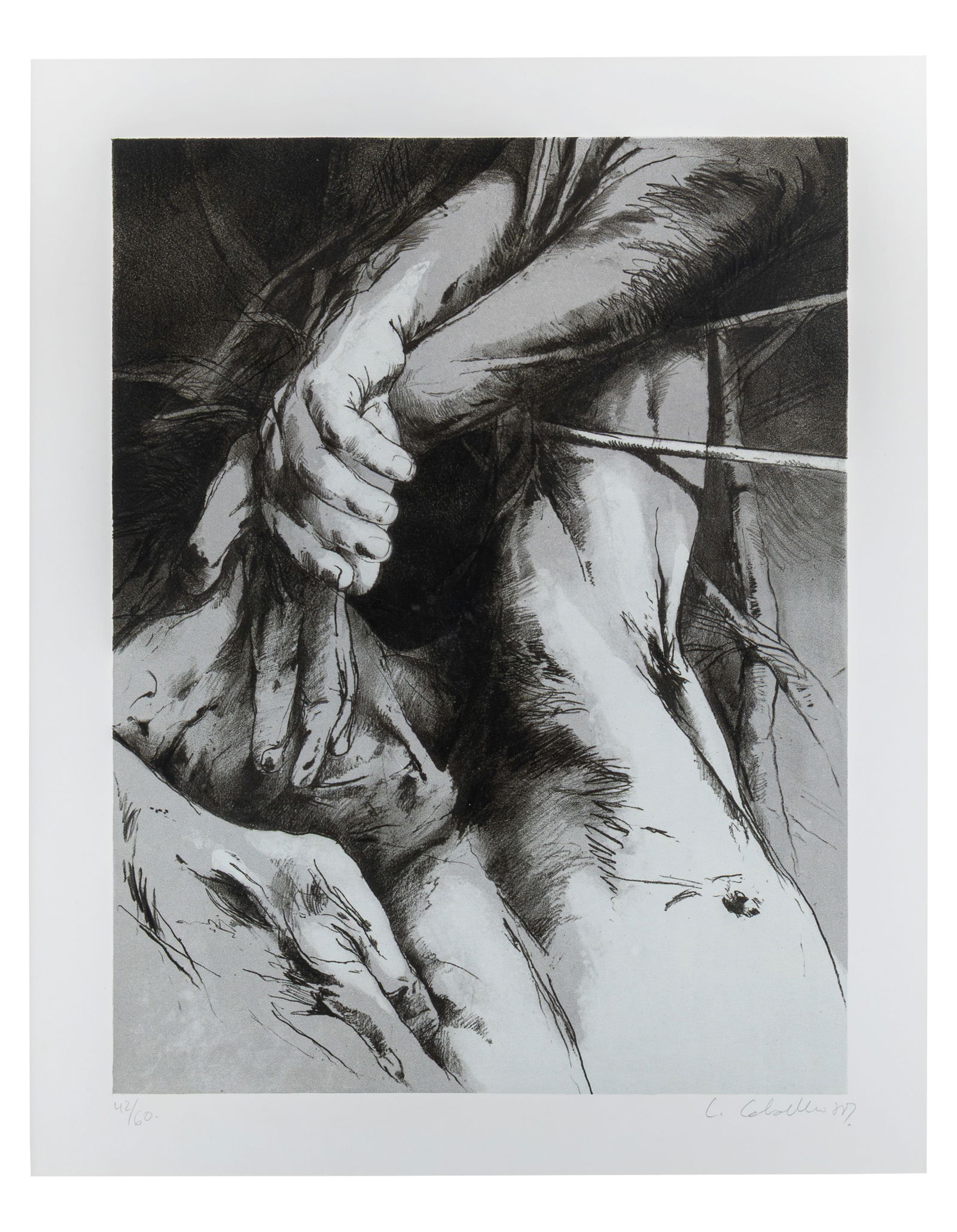 LUIS CABALLERO (1943, Colombia - 1995, Colombia) Sin Titulo, 1989 Aguafuerte sobre papel Medidas: 49 (1 of 1)