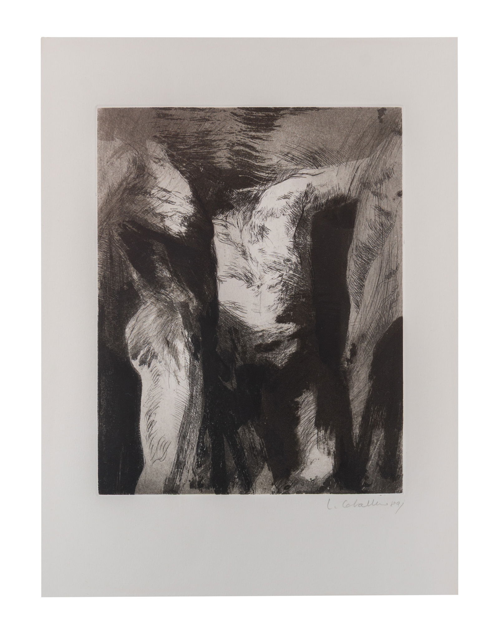 LUIS CABALLERO (1943, Colombia - 1995, Colombia) Sin Titulo, 1989 Aguafuerte sobre papel Medidas: (1 of 1)