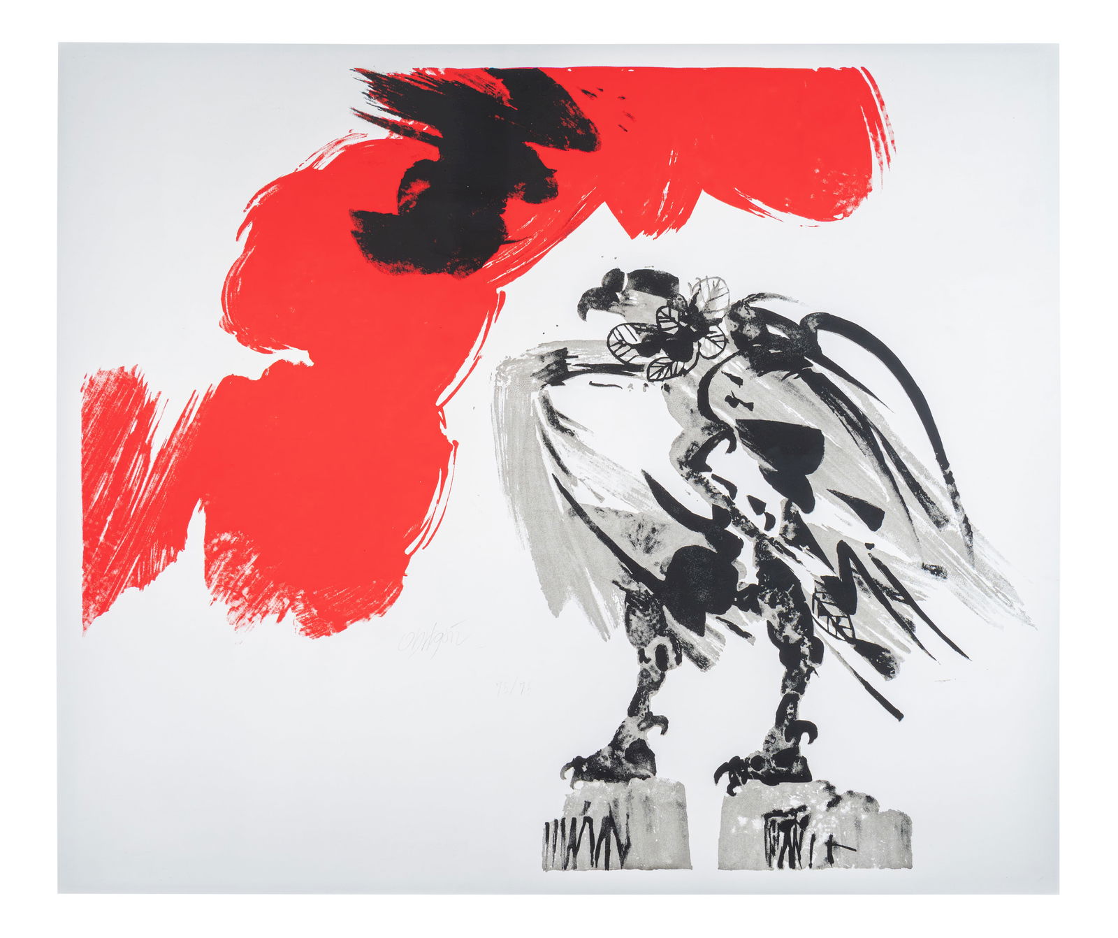 ALEJANDRO OBREGON (1920, España - 1992, Colombia) Sin Titulo, sf. Serigrafia sobre papel Medidas: (1 of 1)