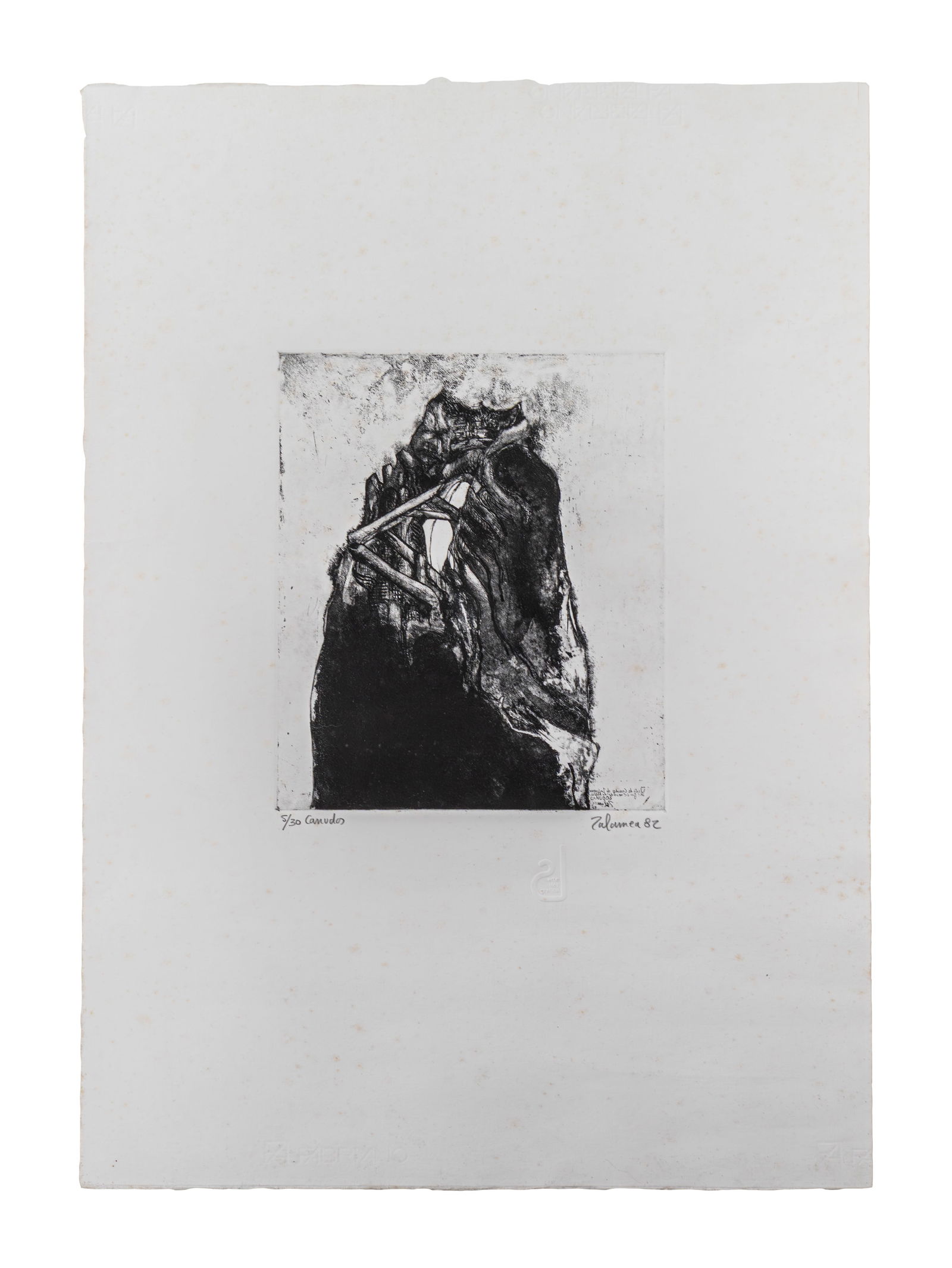 GUSTAVO ZALAMEA (1951, Colombia - 2011, Colombia) Canudos, 1982 Medidas 70 × 50 cm Edicion 5/30 (1 of 1)