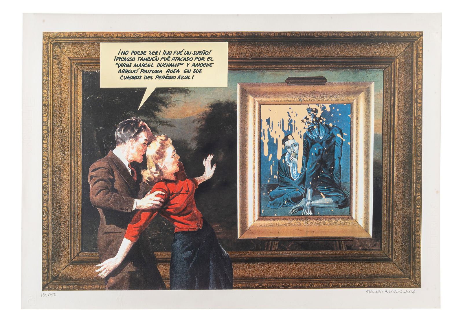 ALVARO BARRIOS (1945, Colombia) Sin Titulo, 2004 Serigrafia sobre papel Medidas: 48 x 68 cm Edicion (1 of 1)