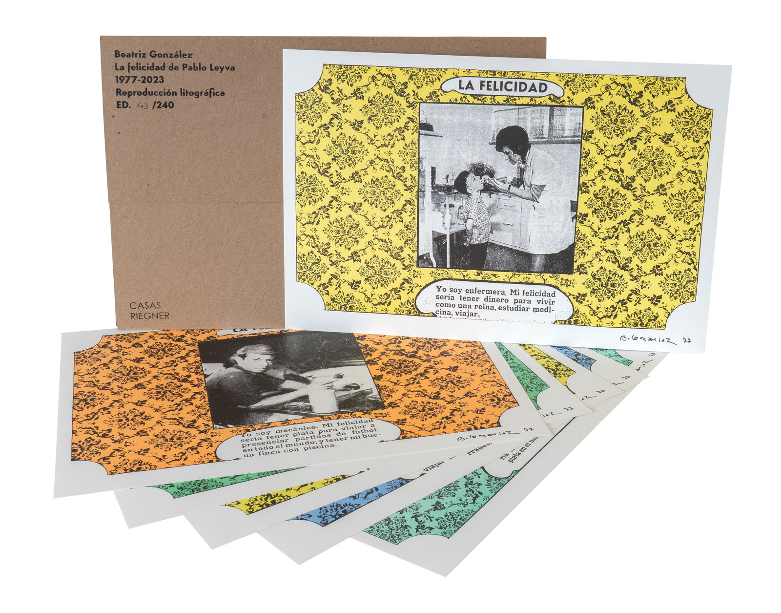 BEATRIZ GONZALEZ (1932, Colombia - 2026, Colombia) La Felicidad de Pablo Leyva, 2023 Litografia (1 of 1)