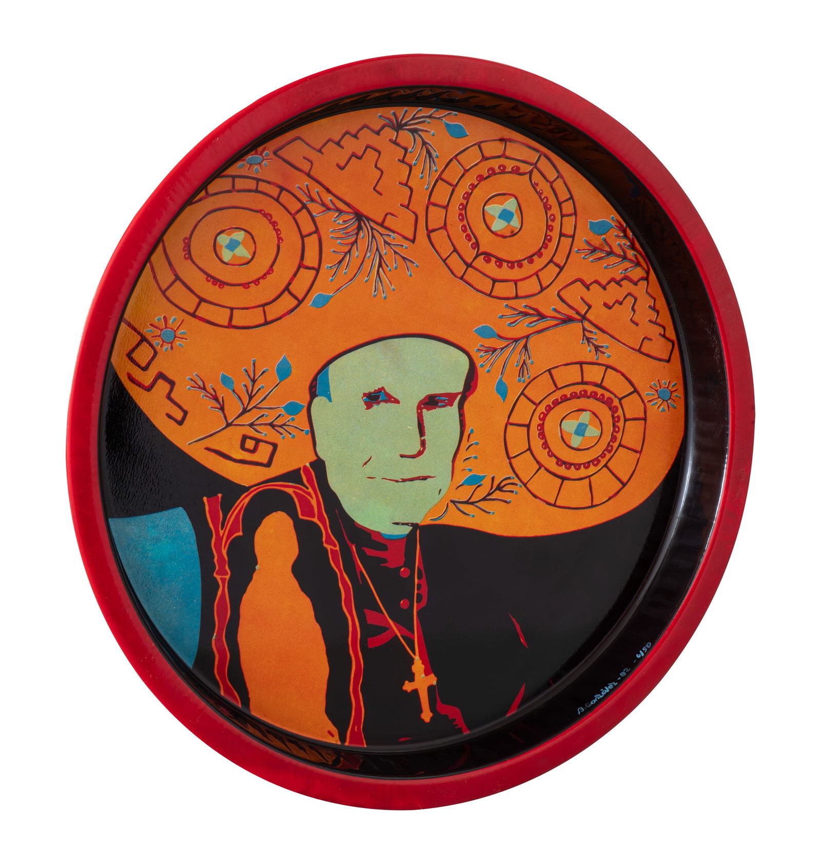 BEATRIZ GONZALEZ (1932, Colombia - 2026, Colombia) Viva Mexico, 1982 Litografia sobre metal (1 of 1)