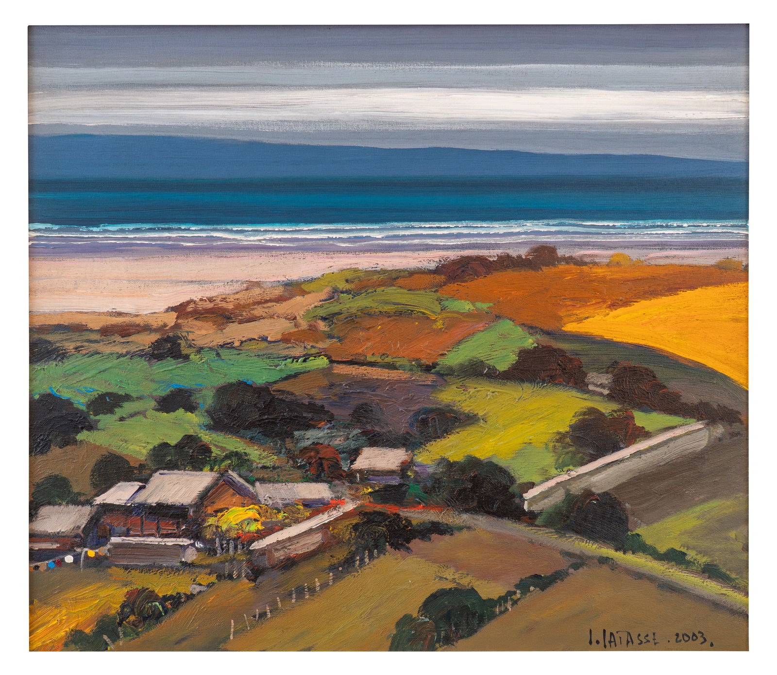 CARLOS CATASSE (1945, Chile - 2010, Ecuador) Sin Titulo, 2003 Oleo sobre lienzo Medidas: 68.5 x 78.5 (1 of 1)