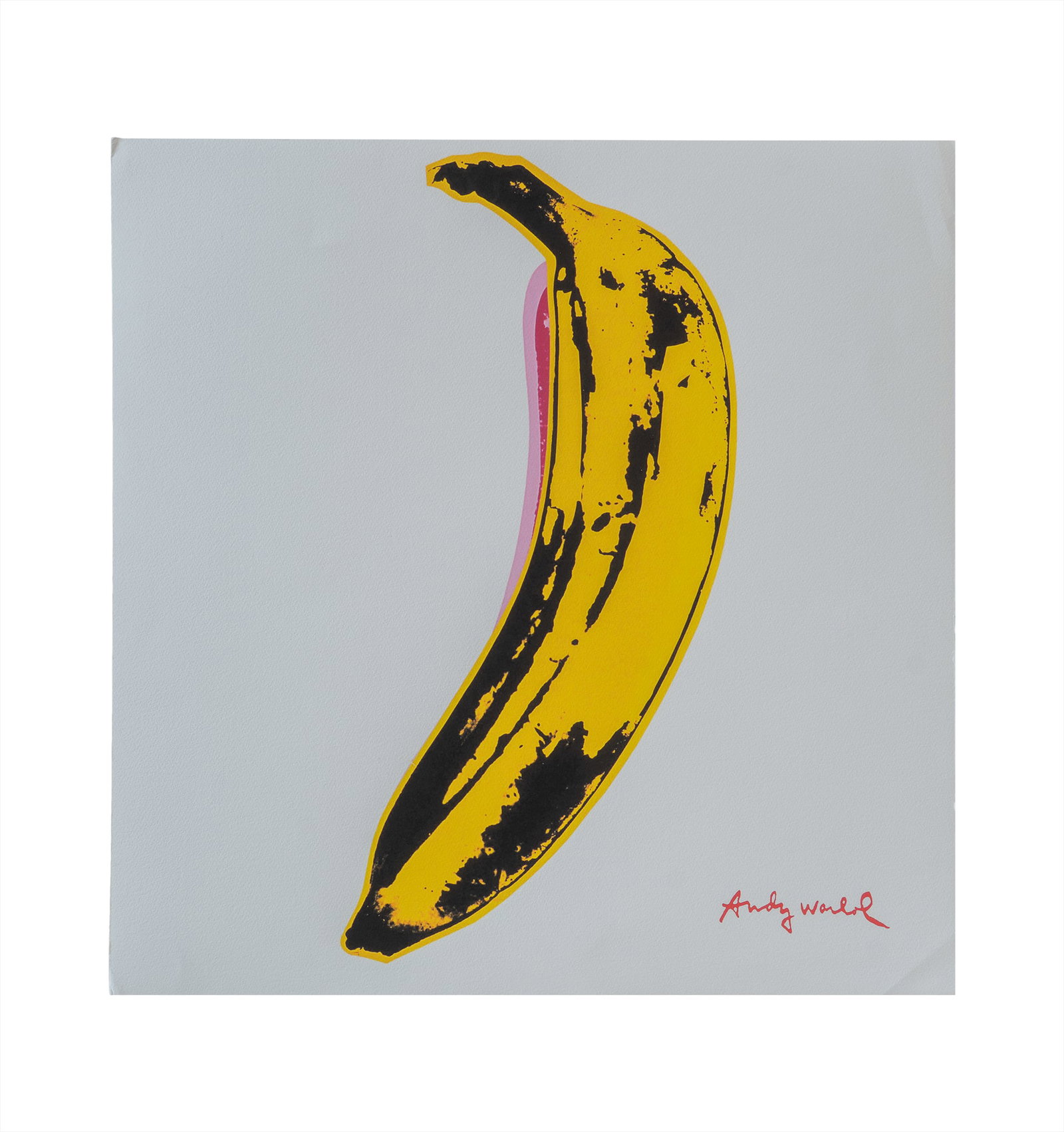 ANDY WARHOL (1928, Estados Unidos - 1987, Estados Unidos): Banana, sf.Impresion litografica sobre papelMedidas: 60.3 x 60.3 cmEdicion abiertaBuen estado de conservacion.Coleccion privada.