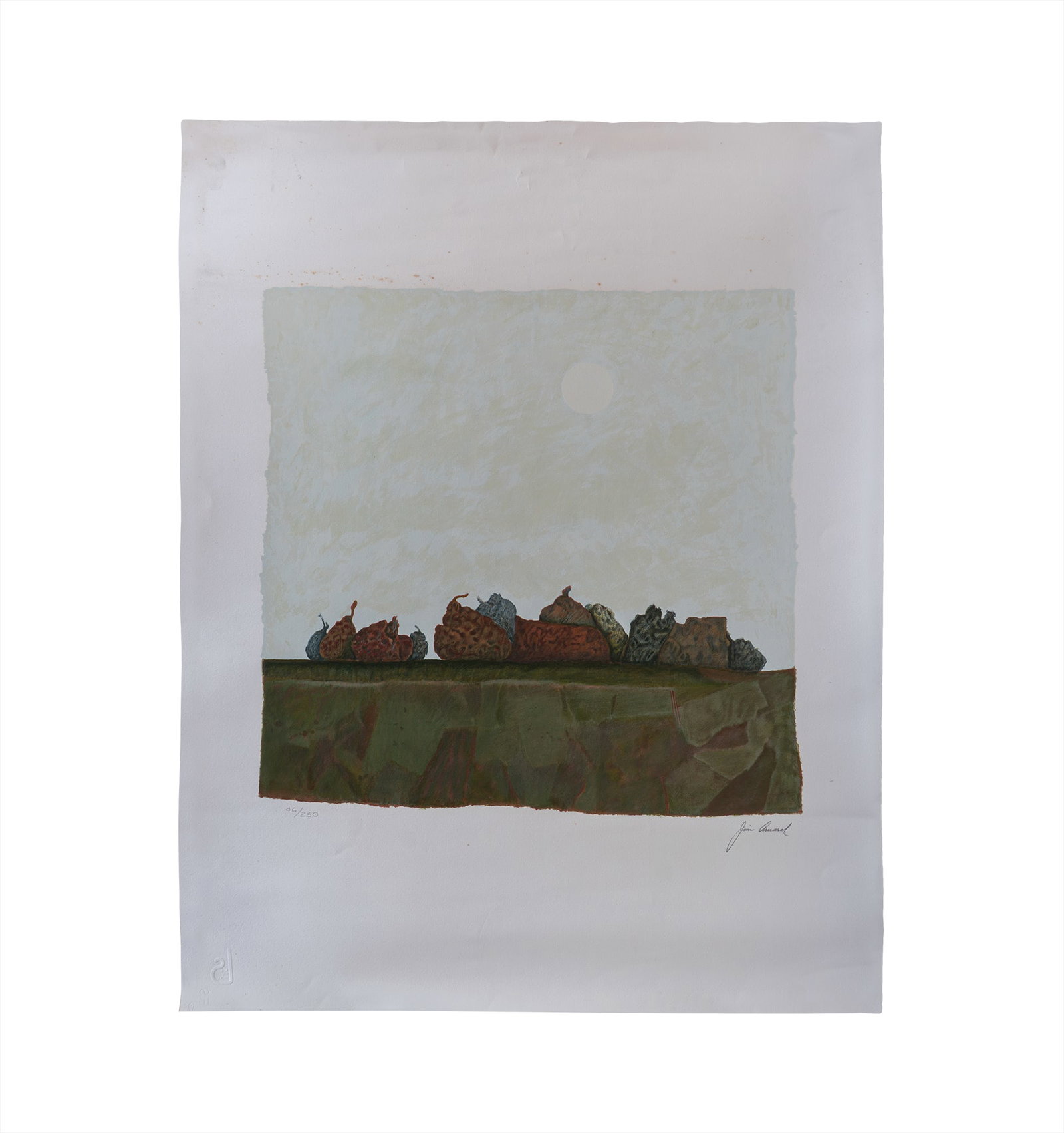JIM AMARAL (1933, Colombia): Sin Titulo, sf.Serigrafia sobre papel Medidas: 96 x 74.5 cmEdicion 46/250Buen estado de conservacion.Coleccion privada.