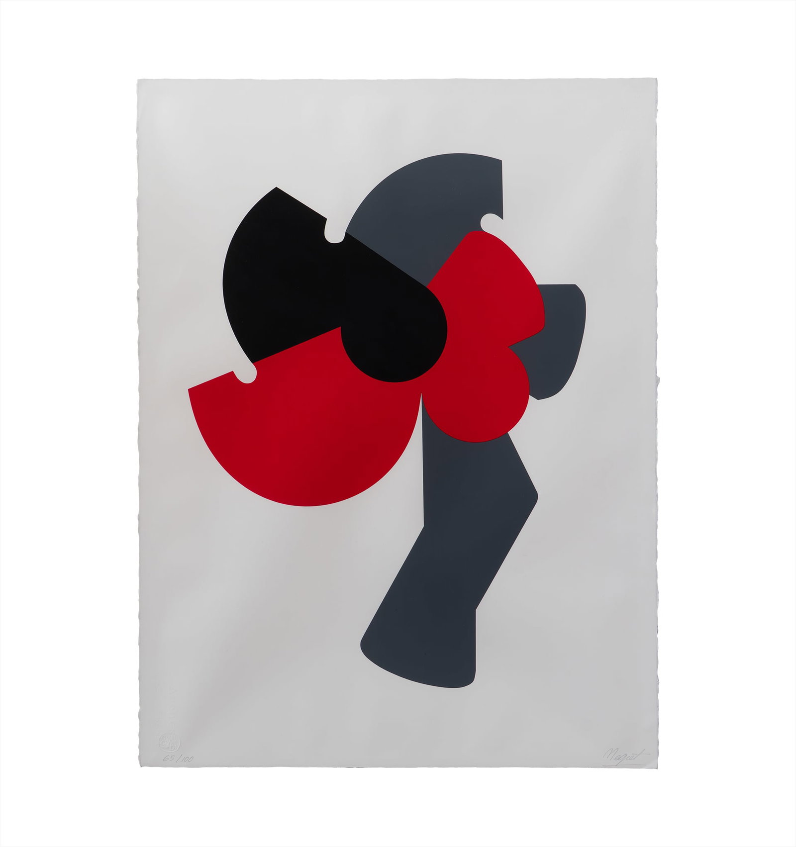 EDGAR NEGRET (1920, Colombia - 2012, Colombia): Sin Titulo, sf.Serigrafia sobre papelMedidas: 76 x 57Edicion 65/100Buen estado de conservacion.Coleccion privada.