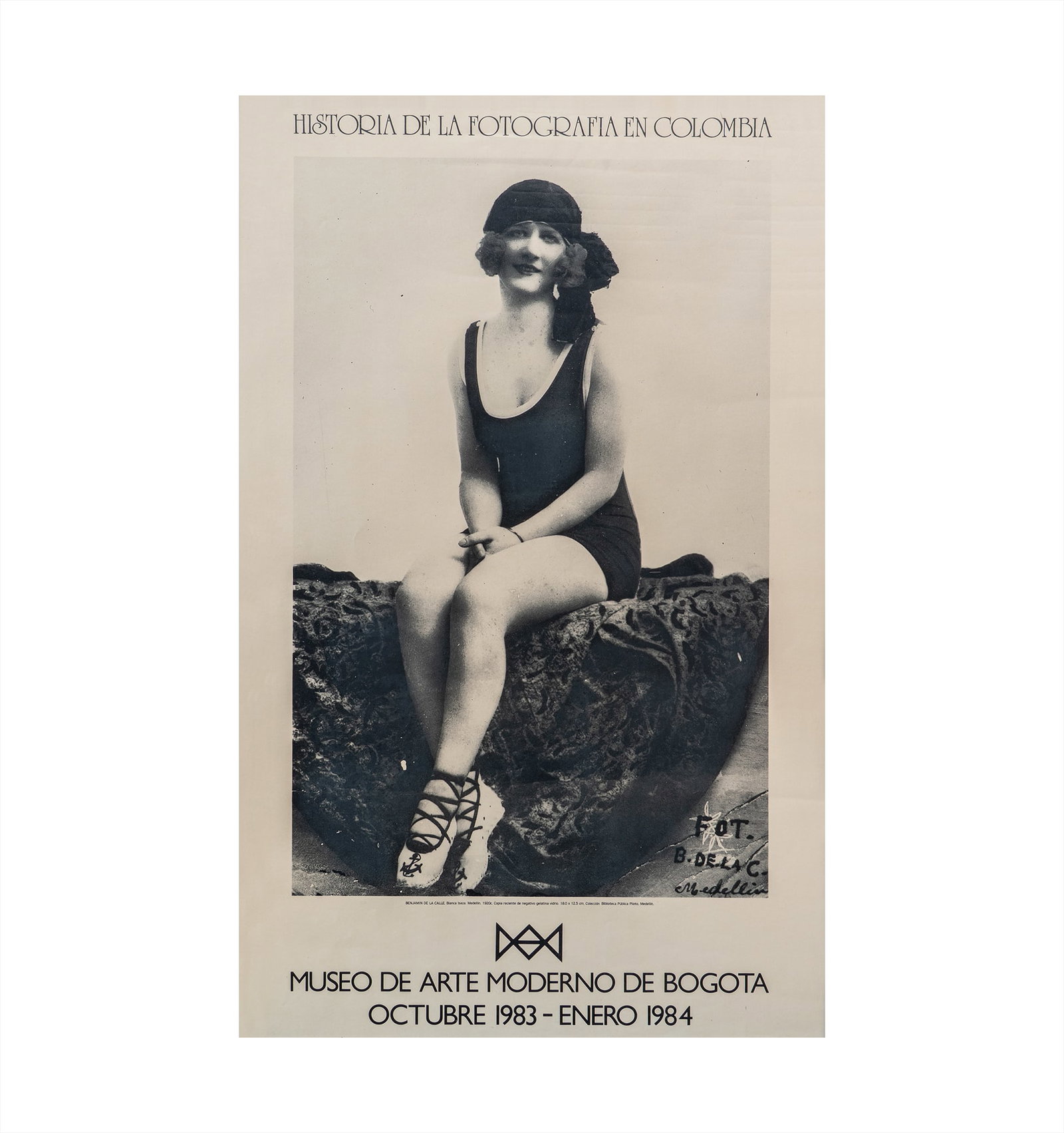 Afiche de exposicion Historia de la fotografia en Colombia del Museo de Arte Moderno de Bogota (1 of 1)
