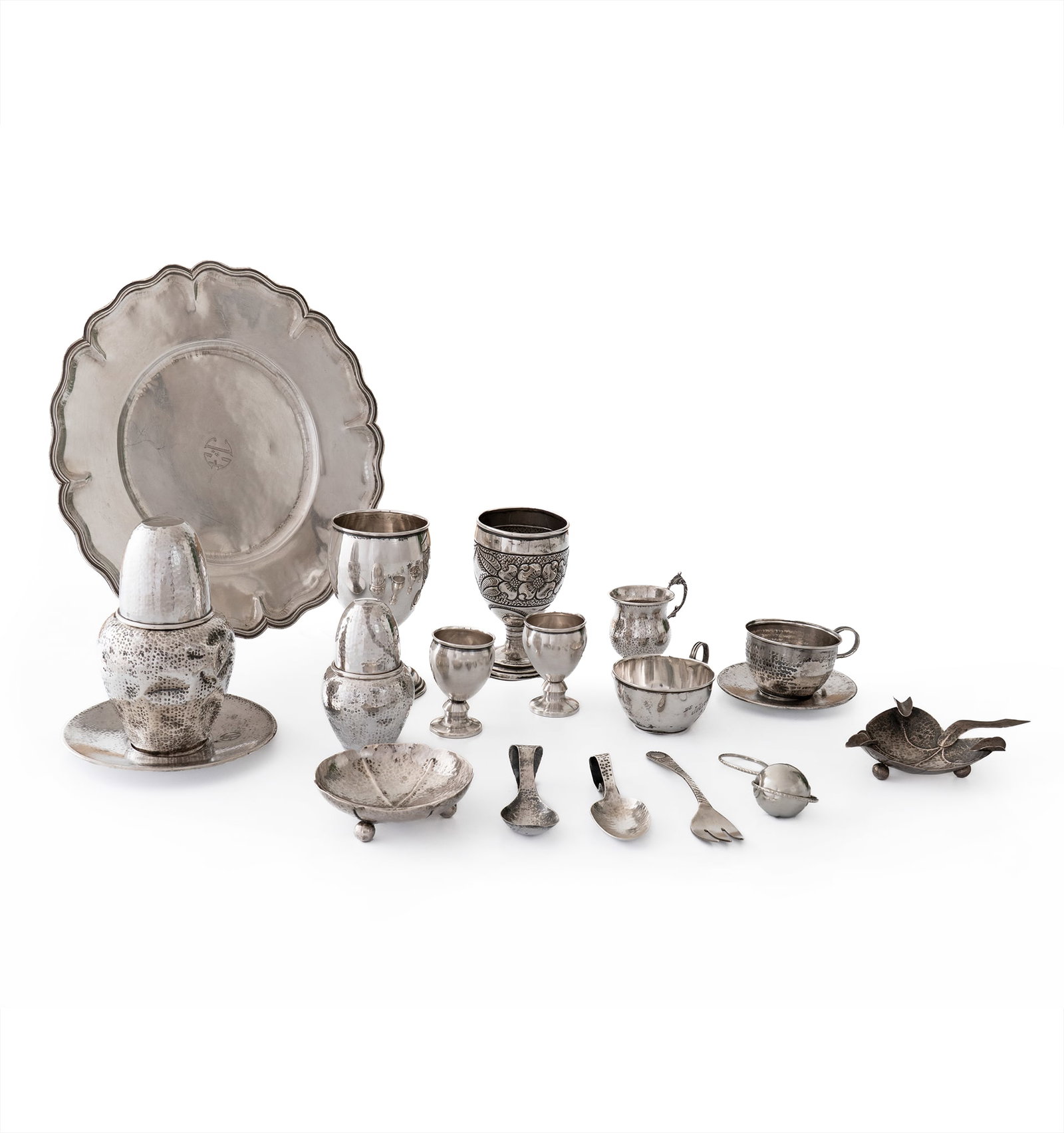 Lote Plateria: Buen estado de conservacion.Coleccion privada.
