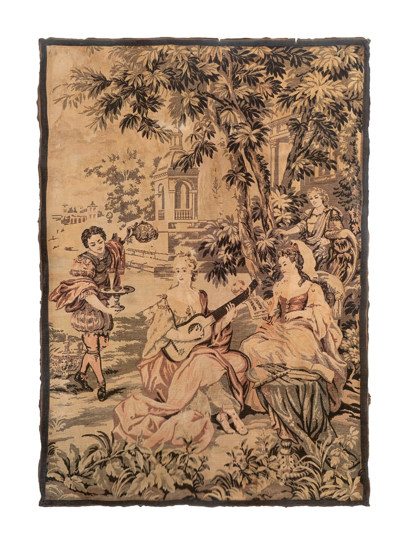 Gobelino frances S. XX: Tejido IndustrialMedidas: 195 x 135 cmBuen estado de conservacion.Coleccion privada.