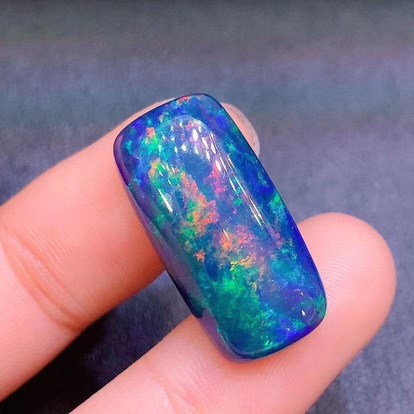 9.47 CT Black Africa Opal Loose Stone (1 of 9)