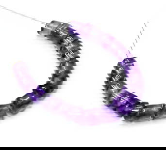 NATURAL AMETHYST BEADS TYRE 4.5 - 5 MM, 20 PCS: These are natural, earth mined and hand crafted with precision. Stone: Amethyst, Stone Shape: Tyre, Stone Size: 4.5 - 5 mm, Width: 2.5 - 4.5 mm, Weight: approx. 18 carats. The photographs are generall