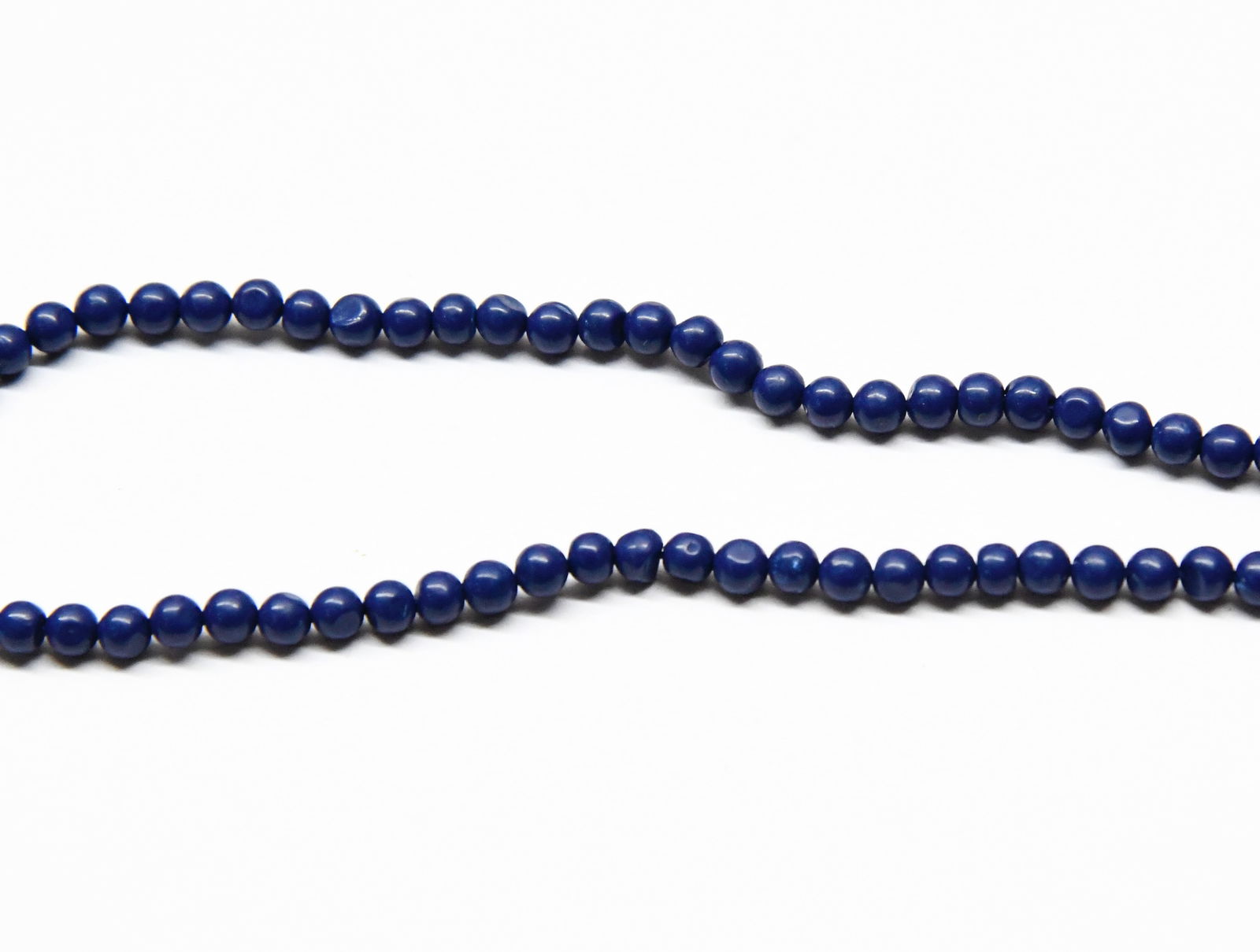 NATURAL LAPIS LAZULI BEADS ROUND 3.5 MM, 9" STRAND (1 of 1)